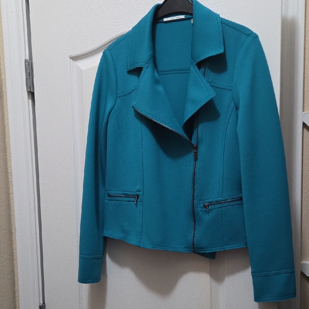 NWOT Women's Teal Jacket T Tahari